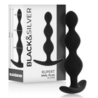 Plug Anal Black&Silver - Rupert Anal Ball Chain 10 Cm