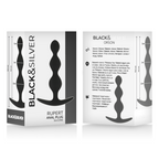 Plug Anal Black&Silver - Rupert Anal Ball Chain 10 Cm
