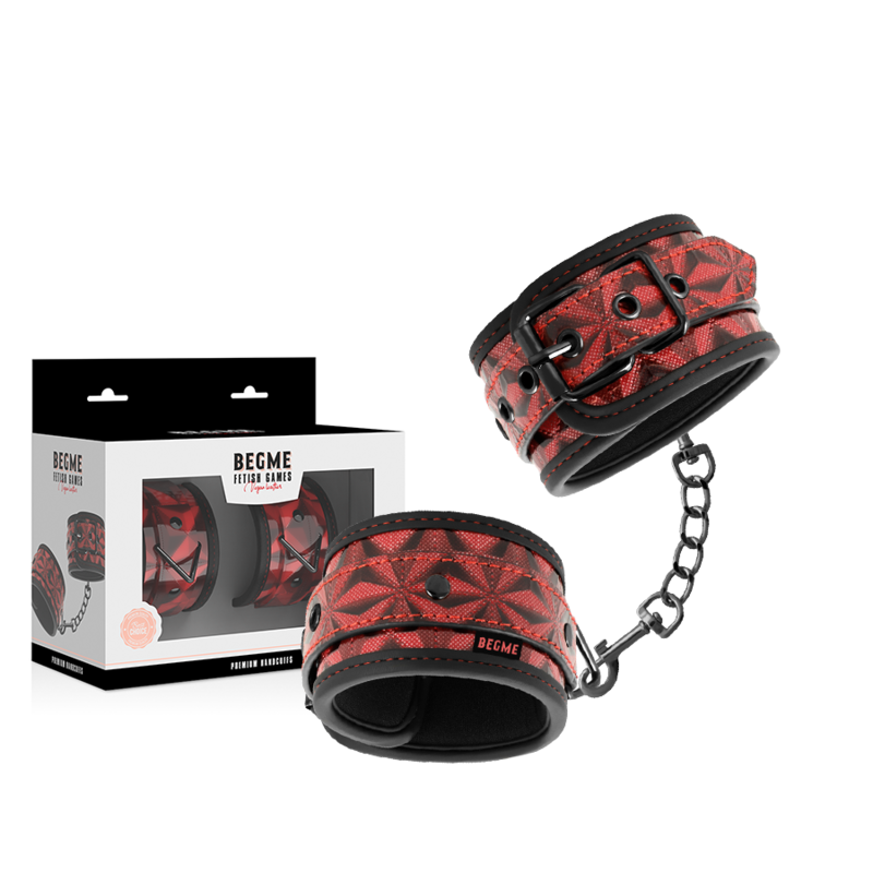 Algemas Em Punho Begme Red Edition Hand Cuffs