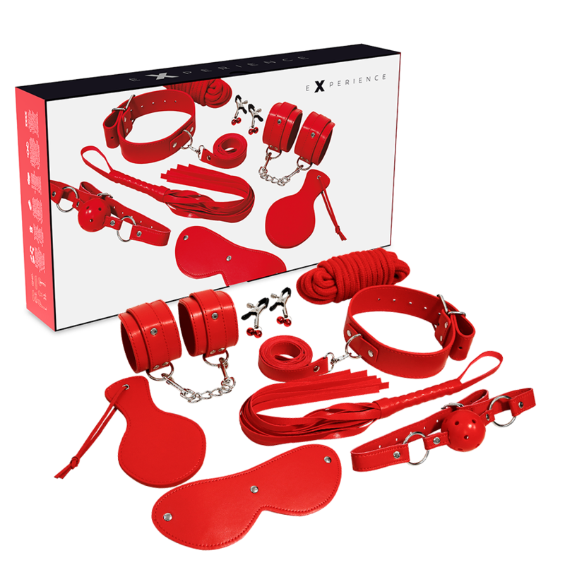 Kit Experience Bdsm Fetish Kit Red Series