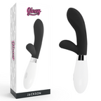 Vibrador Glossy Jackson Rabbit Black