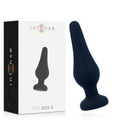 Plug Anal Intense Pipo S Silicone Preto 10Cm