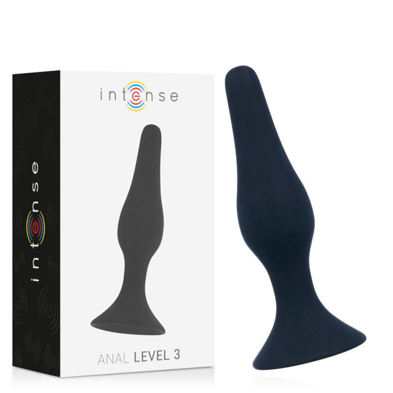 Plug Anal Intense 3 12.5Cm Preto