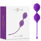 Bolas Kegel Intense Kisha Fit Silicone Roxo