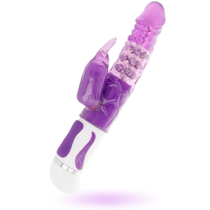 Vibrador Intense Guppy Rabbit Roxo