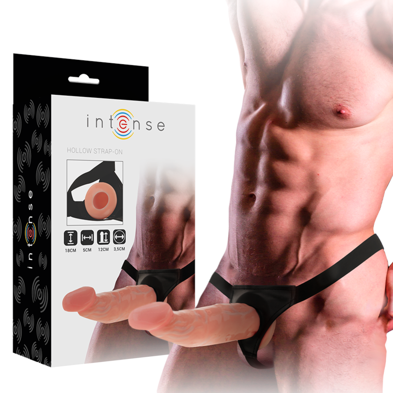 Strap-On - Hollow Extender 18 X 3.5 Cm Intense