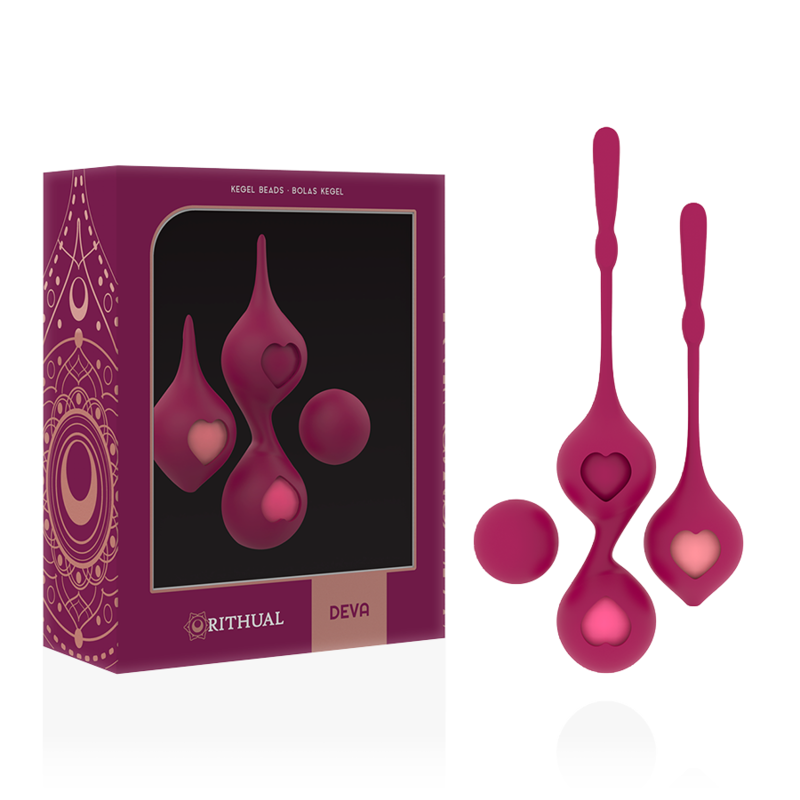 Kit Bolas Kegal Treinamento Pélvico Orquídea Rithual