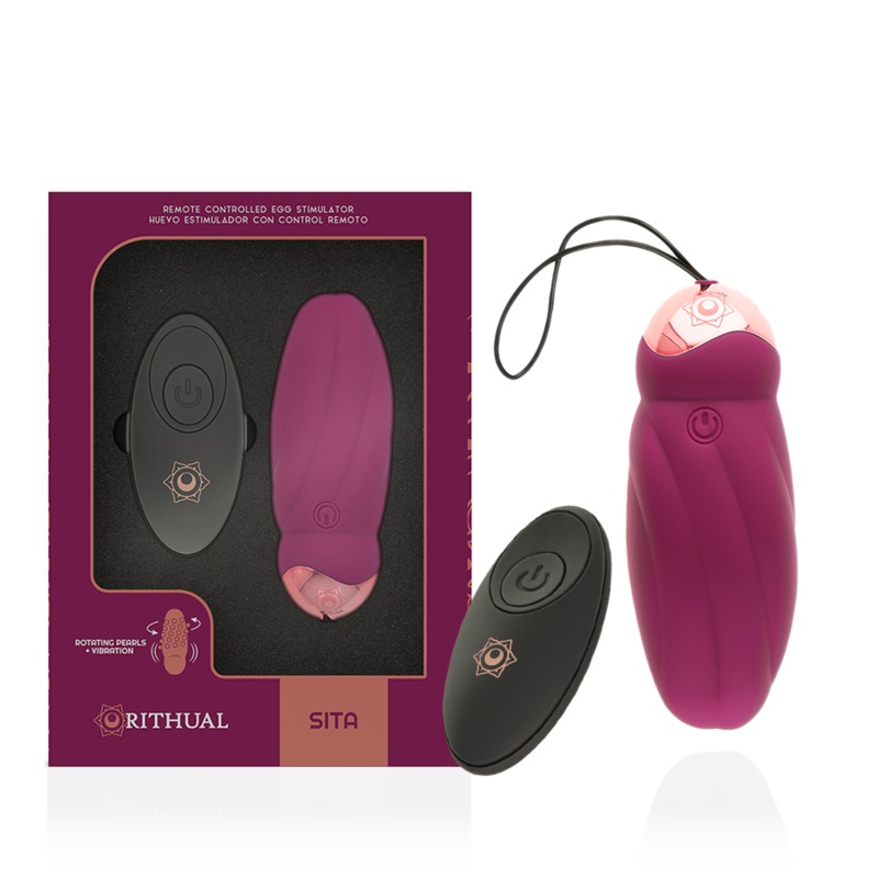 Ovo Vibratório Com Controle Remoto Rithual Sita Pérolas