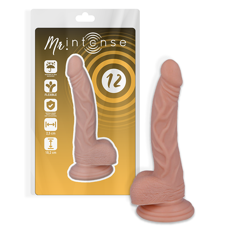 Dildo Mr Intense - 12 Realistic Cock 18.2 Cm -O- 2.5 Cm