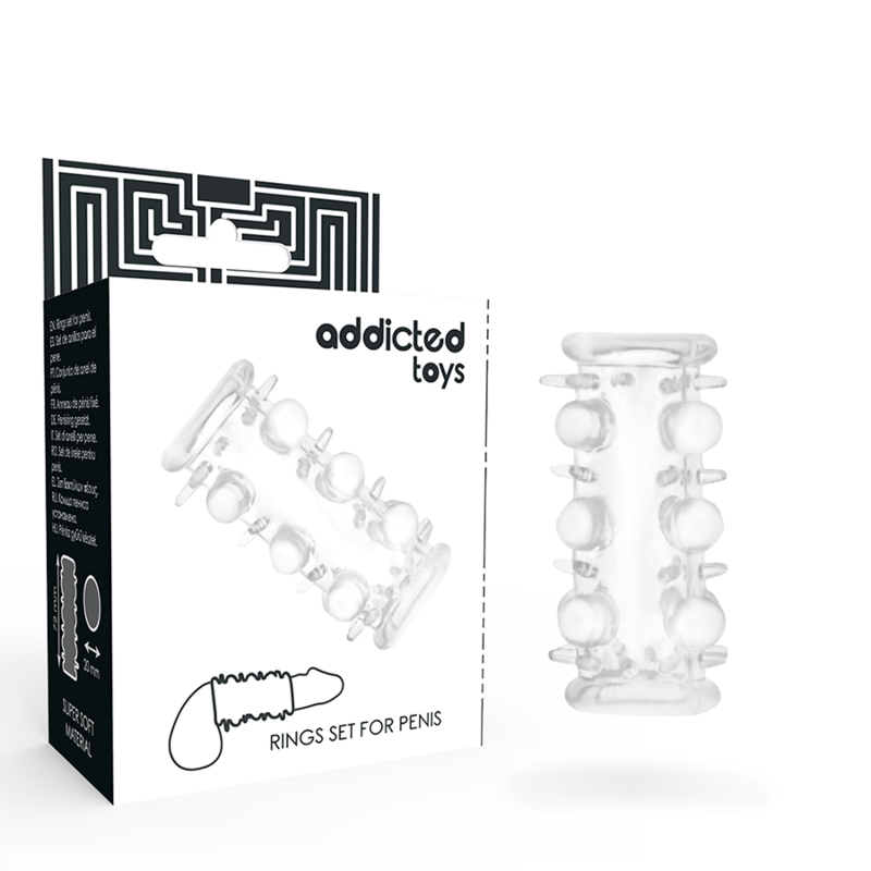Manga Pênis Addicted Toys Transparente