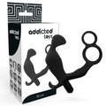 Plug Anal Com Vibraçao Addicted Toys Com Anel Duplo