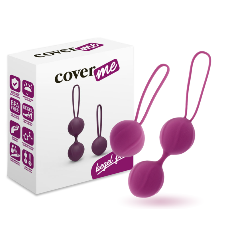 Bolas Vaginais Coverme Kegel Kit Purple