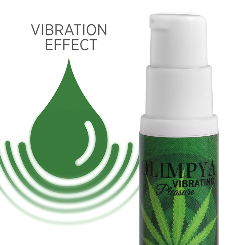 Liquido Vibrador Olimpya Vibrating Pleasure Extra Sativa Cannabis