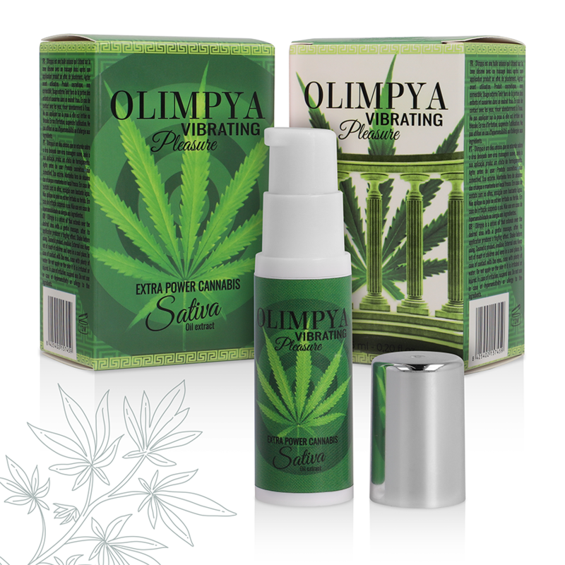 Liquido Vibrador Olimpya Vibrating Pleasure Extra Sativa Cannabis