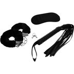 Fetish Playset Erótico 1 Com Algemas, Mscara Cega E Flogger