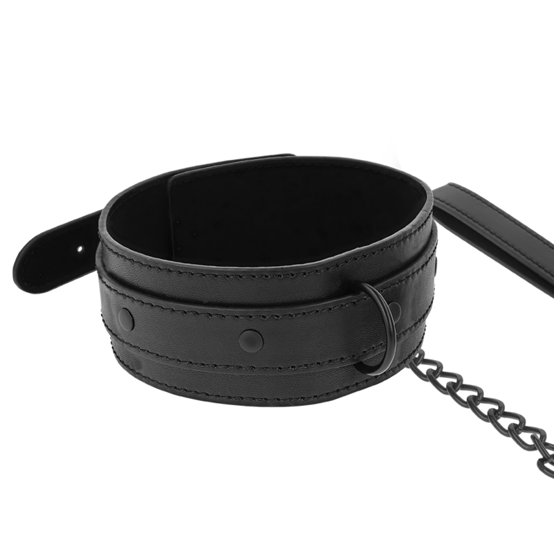 Coleira De Couro Vegano Fetish Intense