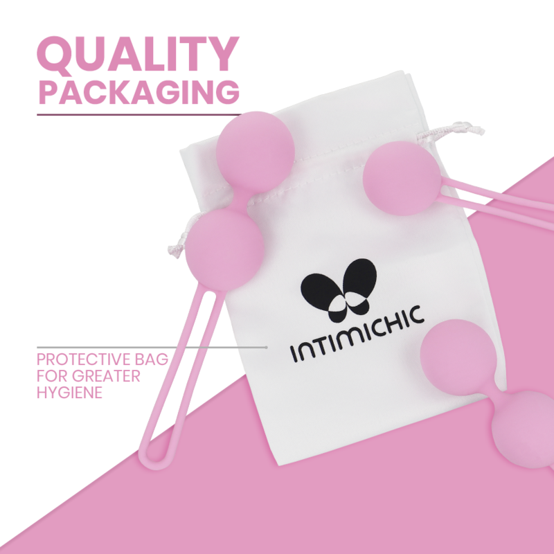 Kit Bolas Kegel Intimichic Pelvis Health Ii Reabilitação Do Assoalho Pélvico