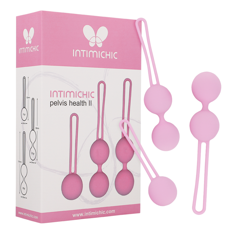 Kit Bolas Kegel Intimichic Pelvis Health Ii Reabilitação Do Assoalho Pélvico