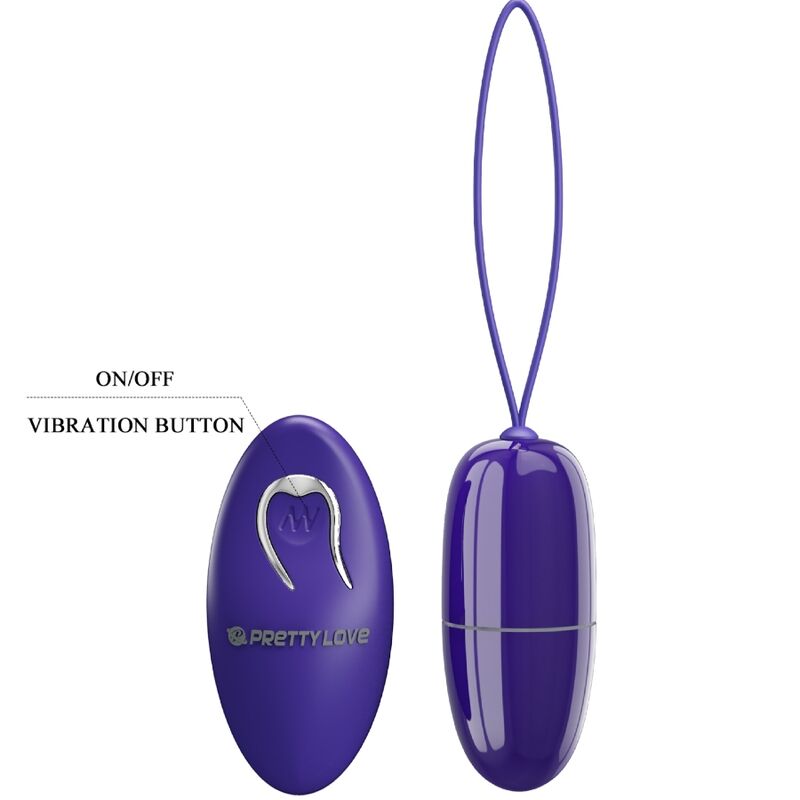 Pretty Love - Selkie Youth Mini Ovo Vibrante Violeta Controle Remoto