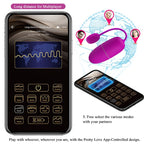 Pretty Love - Ovo Vibrante De Ninfa Controlado Por Aplicativo Roxo