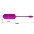 Pretty Love - Ovo Vibrante De Ninfa Controlado Por Aplicativo Roxo