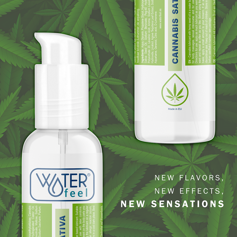 Waterfeel - Lubrificante De Cannabis 150 Ml