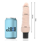 Vibrador Loveclone Sven Com Auto-Lubrificação Dong 18,5 Cm