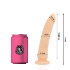 Dildo Delta Club Toys Dong Carne Silicone 17 X 3 Cm