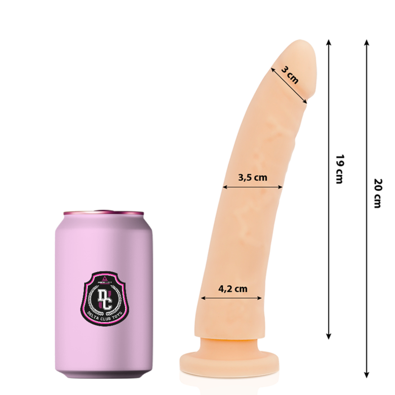 Dildo Delta Club Toys Dong Flesh Silicone 20 X 4 Cm