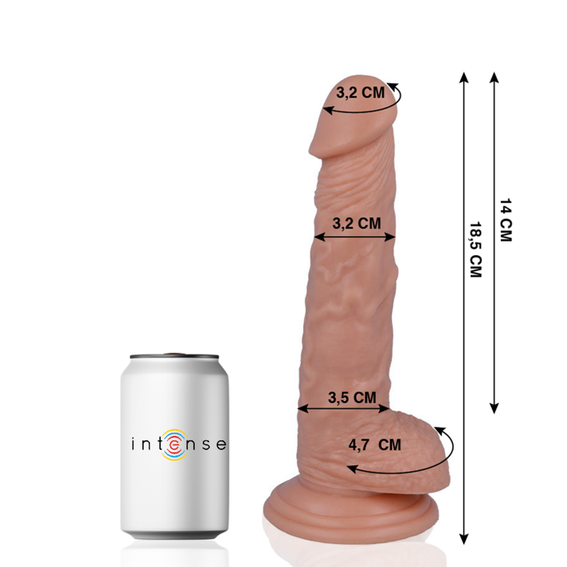 Dildo Mr Intense 13 Realista 18,5 -O- 3,2 Cm