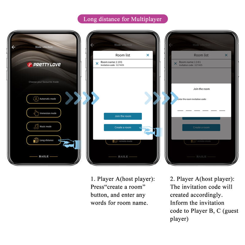 Pretty Love - Hector Vibrador Electroshock Por Control Por App Lila