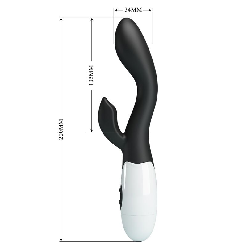 Pretty Love - Vibrador De Ponto G Brighty Preto