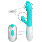 Pretty Love - Vibrador Snappy Para Ponto G Verde-Água