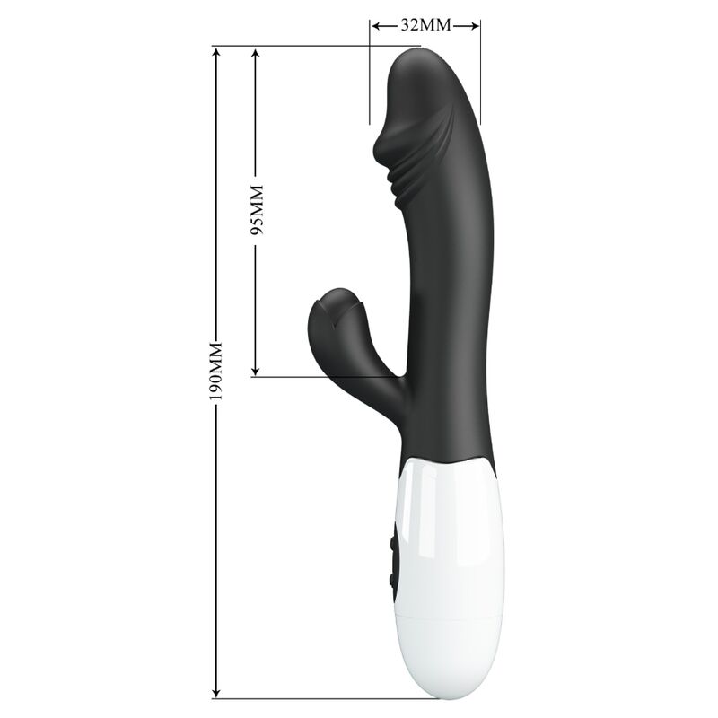 Pretty Love - Vibrador Snappy Ponto G Preto