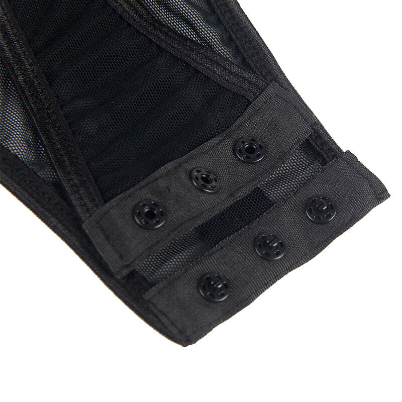 Subblime - Teddy Com Detalhe De Alça-Liga No Peito Preto L/Xl