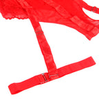 Subblime - Teddy Com Detalhe De Alça-Liga No Peito Vermelho L/Xl