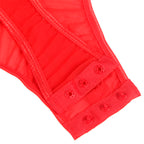 Subblime - Teddy Com Detalhe De Alça-Liga No Peito Vermelho L/Xl