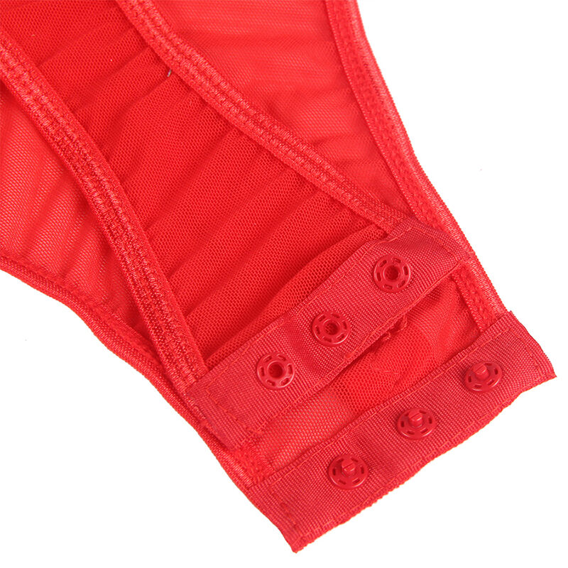Subblime - Teddy Com Detalhe De Alça-Liga No Peito Vermelho L/Xl