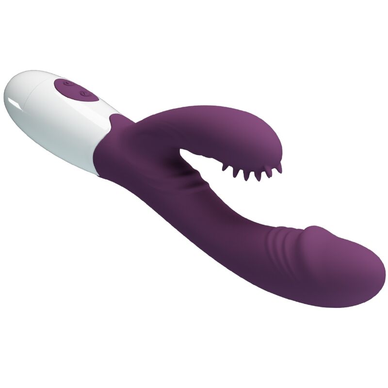 Pretty Love - Vibrador Andre Rabbit E Estimulador De Ponto G Roxo