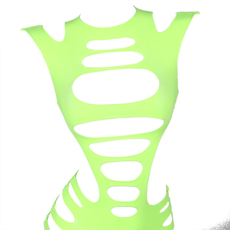 Subblime - 952280 Vestido Verde De Manga Longa Com Elástico E Rede De Arrasto Tamanho Único