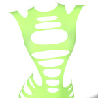 Subblime - 952280 Vestido Verde De Manga Longa Com Elástico E Rede De Arrasto Tamanho Único