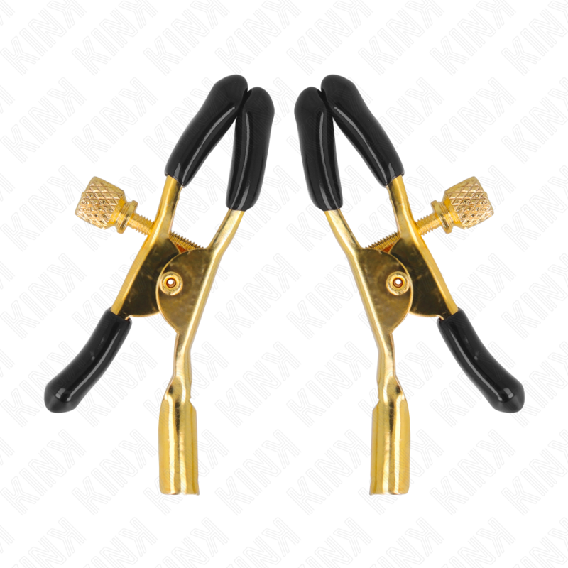 Kink - Grampos De Mamilos Dourados 6 Cm