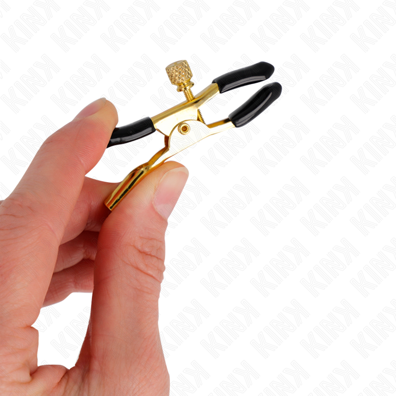 Kink - Grampos De Mamilos Dourados 6 Cm