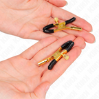 Kink - Grampos De Mamilos Dourados 6 Cm