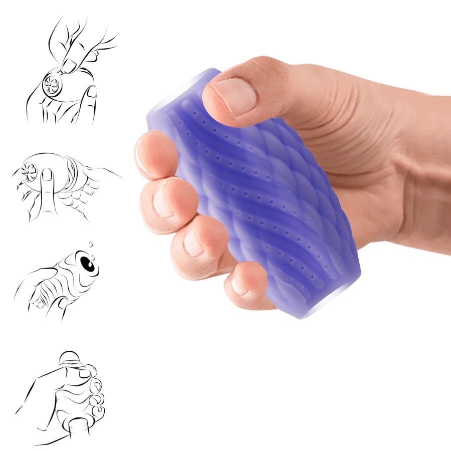 Pretty Love - Athena Eros Masturbador Masculino Silicona Morado