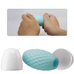 Pretty Love - Masturbador Masculino De Silicone Athena Eros Azul Céu