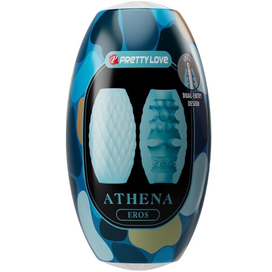 Pretty Love - Masturbador Masculino De Silicone Athena Eros Azul Céu