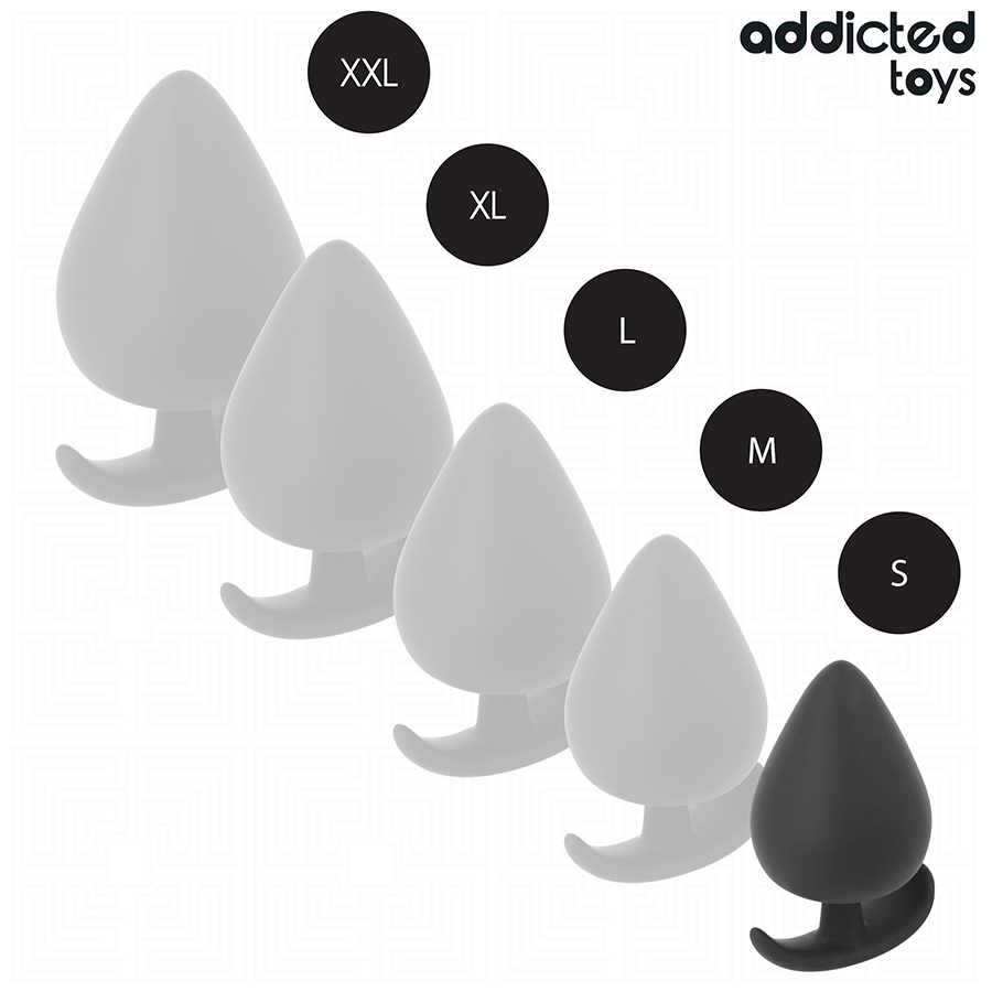 Addicted Toys - Plug Anal De Silicone Tamanho S 5,3 Cm