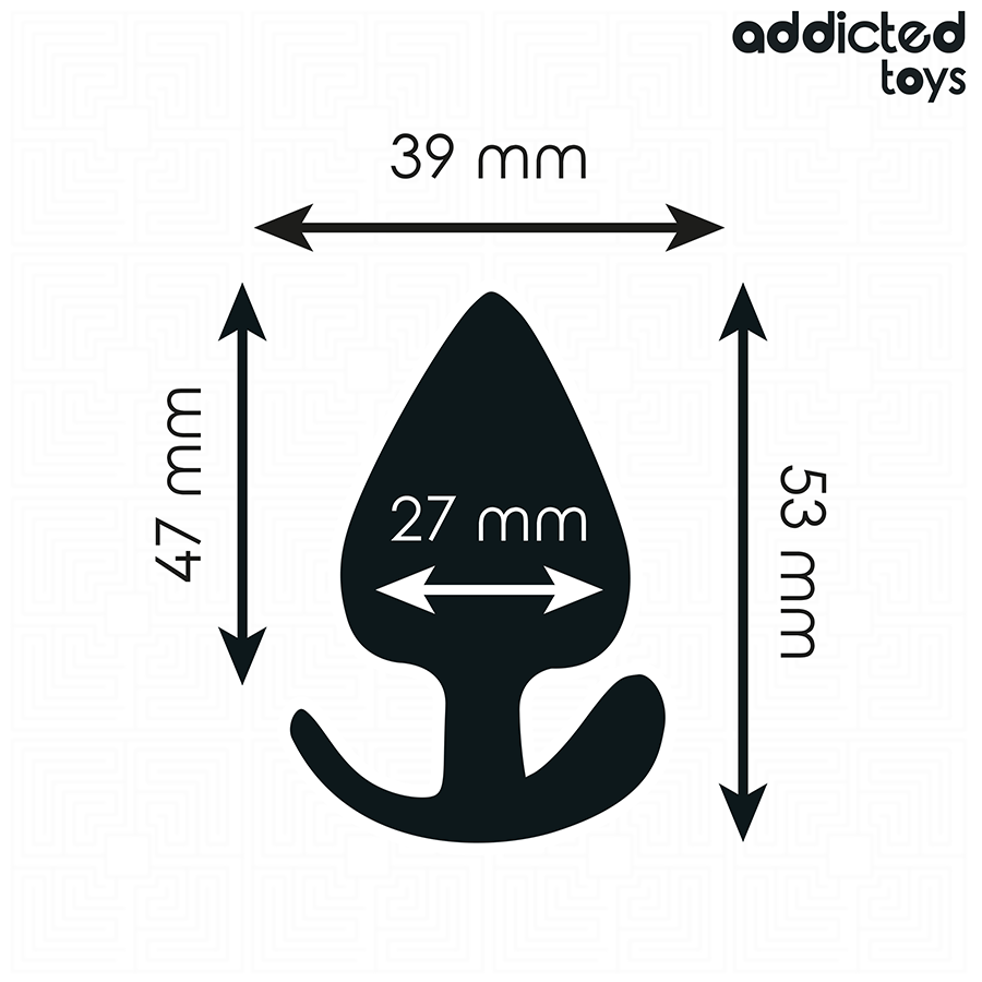 Addicted Toys - Plug Anal De Silicone Tamanho S 5,3 Cm