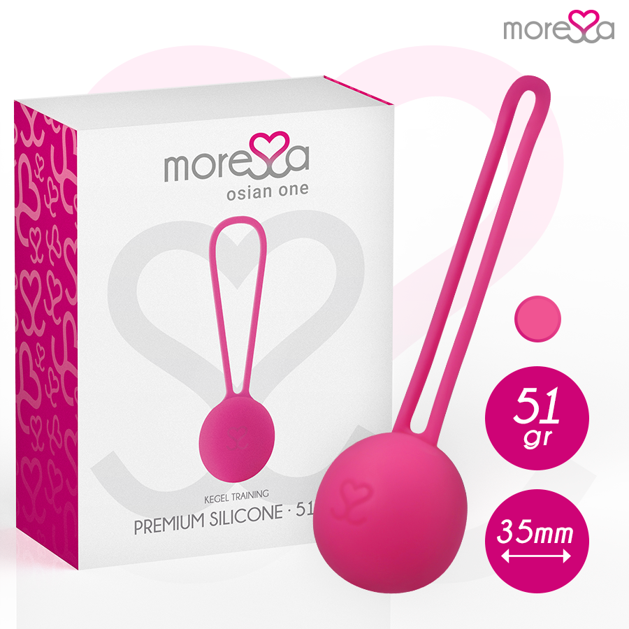 Bola Kegel Moressa Osian One Premium Silicone Rosa